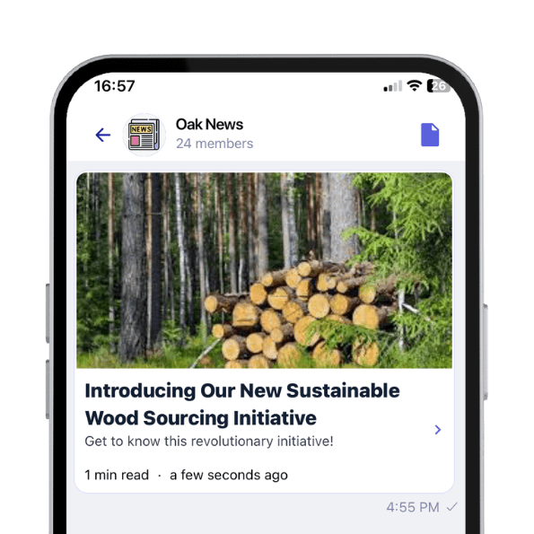 App de comunicacion corporativa