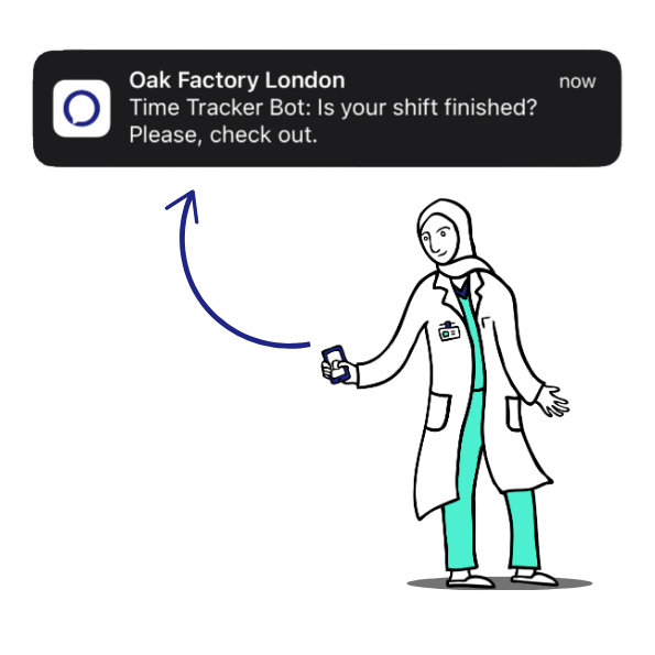 Chat-Based Time Tracking App for Deskless Teams | Ommnio