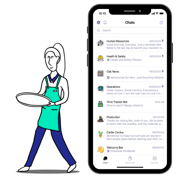 App comunicación para restauración
