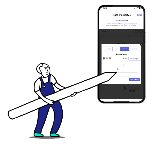 Reduce paperwork with digital signatures